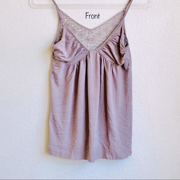 Lavender Back-laced Tank Top - Picture 2 of 5